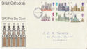 1969-05-28 British Cathedrals Stamps Llanelli FDC (63803)