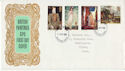 1968-08-12 British Paintings Stamps Romford FDC (63837)