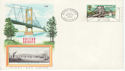 1968-04-29 British Bridges Menai Bridge Slogan FDC (63850)