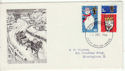 1966-12-01 Christmas Stamps Birmingham FDC (63855)