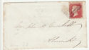 Queen Victoria Stamp Used on Cover 1863 (64089)