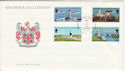 1976-02-10 Guernsey Lighthouses Stamps FDC (64156)