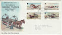 1976-05-26 IOM Horse Trams Stamps FDC (64265)