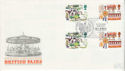 1983-10-05 British Fairs Gutter Stamps Staines FDC (64286)