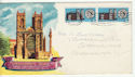 1966-02-28 Westminster Abbey Stamps Birmingham FDC (64304)
