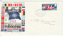 1969-04-02 NATO Anniversary Stamp Bognor FDC (64315)