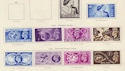 KGVI Stamps on page (64348)