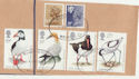 1989-01-17 Birds Stamp Set Used on Piece (64397)