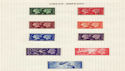 GB Stamps on Page (64433)