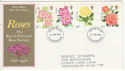 1976-06-30 Roses Stamps Gloucestershire FDC (64523)