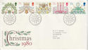 1980-11-19 Christmas Stamps Bureau FDC (64818)