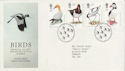 1989-01-17 Birds Stamps Bureau FDC (64938)