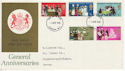 1970-04-01 Anniversaries Stamps London FDC (65044)