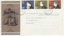 1971-07-28 Literary Anniversaries Stamps Hounslow FDC (65061)