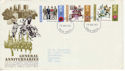 1971-08-25 Anniversaries Stamps Devon FDC (65085)