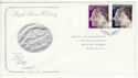 1972-11-20 Silver Wedding Stamps Luton FDC (65172)