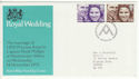 1973-11-14 Royal Wedding Stamps Bureau FDC (65204)