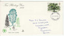 1973-02-28 British Trees Stamp Plymouth FDC (65264)