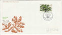 1973-02-28 British Trees Stamp Bureau FDC (65266)
