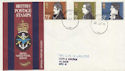 1971-07-28 Literary Anniversaries Forces 64 cds FDC (65284)
