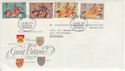 1974-07-30 Medieval Warriors Stamps Hounslow FDC (65421)