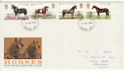 1978-07-05 Horses Stamps Grantham FDC (65657)