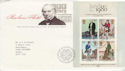 1979-10-24 Rowland Hill Stamps M/S London FDC (65694)