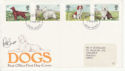 1979-02-07 Dog Stamps Signed Peter Barrett FDC (65698)