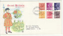 1976-02-25 Definitive Stamps London FDC (65714)