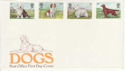 1979-02-07 Dogs Stamps No Postmark on FDC (65785)