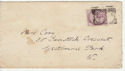 Queen Victoria Stamp Used on Cover London (65861)