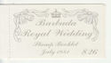 1981 Barbuda Royal Wedding Stamp booklet (65932)