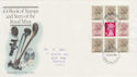 1983-09-14 Definitive Bklt Stamps Grantham FDC (66080)