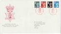 1989-11-28 N Ireland Definitive Stamps Belfast FDC (66110)