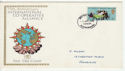 1970-04-01 ICA Stamp Paisley FDC (66176)