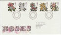 1991-07-16 Roses Stamps Bureau FDC (66209)