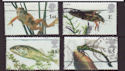 2001-07-10 Pond Life Stamps Cheap Used Set (66360)