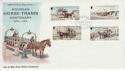 1976-05-26 IOM Horse Trams Stamps FDC (66423)