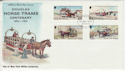1976-05-26 IOM Horse Trams Stamps FDC (66444)