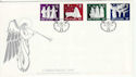 1991-10-14 IOM Christmas Stamps FDC (66462)