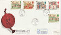 1986-06-17 Medieval Life Stamps Castle Whitby cds FDC (66491)