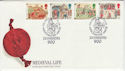 1986-06-17 Medieval Life Stamps Winchester FDC (66659)