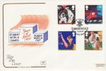 1991-06-11 Sport Stamps Cardiff Arms Park FDC (66772)