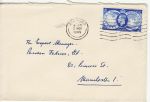 King George VI Stamp Used on Cover 1949 Stafford (66821)