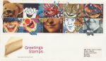 1991-03-26 Greetings Stamps Stoke FDI (66873)