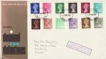 1971-02-15 Definitive Stamps Worthing FDC (66890)
