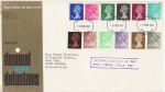 1971-02-15 Definitive Stamps Dorchester FDC (66900)
