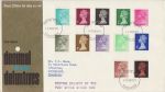 1971-02-15 Definitive Stamps Manchester FDC (66902)