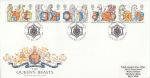 1998-02-24 Queens Beasts Stamps Heraldry Society FDC (66919)