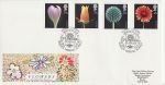 1987-01-20 Flowers Stamps Wisley Garden FDC (67015)